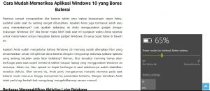 Cara Mudah Memeriksa Aplikasi Windows 10 yang Boros Baterai